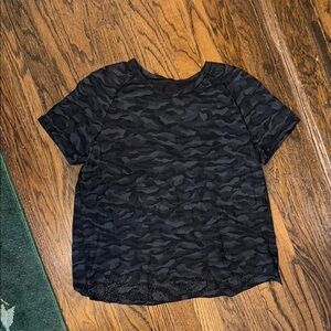 Lululemon Black Camo Women's Top